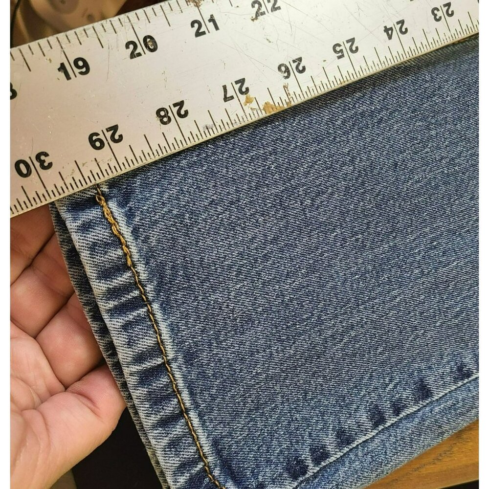 Levis Jeans Mens Tag 30x32 (Actual 29x30) 514 Slim Straight Leg Med Wash Stretch - Picture 4 of 9